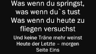 Christina Stürmer  Seite Eins Lyrics amp English Translation [upl. by Irep901]