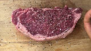 How To Cook The BEST New York Strip Steak  Step By Step  Cooking Is Easy [upl. by Nnoved412]