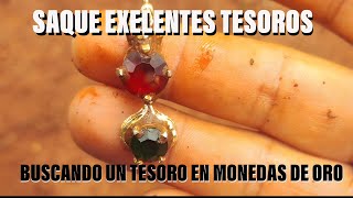 😱👌⛏️🍀Este dia estuvo genial buscando el tesoro en monedas de ORO [upl. by Barra]