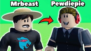 I made FAMOUS YOUTUBERS In ROBLOX… [upl. by Dorahs]