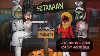 Ketika Hantu Ikutan Halloween  Awal pede ternyata memble HORORKOMEDI Kartun Hantu  Animasi Lucu [upl. by Allrud]