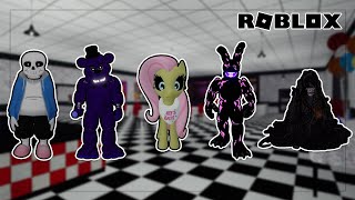 How to Get All 12 Badges in FNaF Lost Mind RP  Roblox [upl. by Eissert]