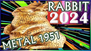 Rabbit Horoscope 2024  Metal Rabbit 1951  February 6 1951 to January 26 1952 [upl. by Nyltac]