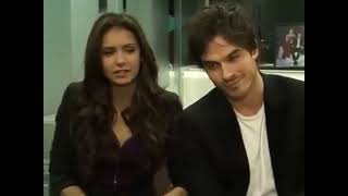 Ian Somerhalder Nina Dobrev and Paul Wesley interview twixtor [upl. by Sundberg847]