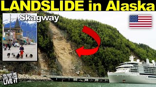 SHIP LIFE Nature Comes Crashing Down  FULL TOUR Town of Skagway  Cruise Ship Adventures [upl. by Rohpotsirhc]