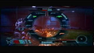 Mass Effect Final Fight Saren Insanity Difficulty [upl. by Nayarb]