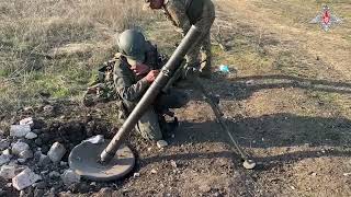 82mm 2B14 Mortar⚔️ Combat work❗ [upl. by Aitel268]