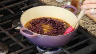 Healthy quotRefriedquot Black Beans [upl. by Noiraa]