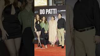 ❤️ Entire FAMILY of kritisanon at the screening of dopatti nupursanon shorts [upl. by Clyde]