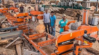 Kolkata timber company expanding with 6 WoodMizer sawmills [upl. by Idnim204]