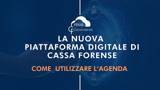 Come utilizzare lAgenda allinterno della piattaforma PDUA [upl. by Zachary]