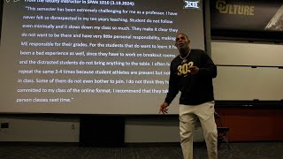 Deion Sanders RIPS Colorado players after reading a note from a professor  ESPN College Football [upl. by Odlanyer414]