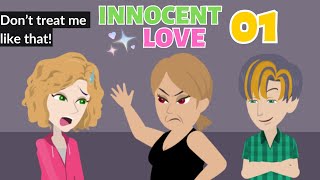 Innocent Love Episode 1  Innocent Girl Animated Story  English Story 4U [upl. by Natale814]