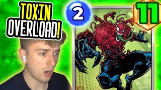 TOXIN is SO FUN in Marvel Snap Toxin loves this bounce deck [upl. by Neelsaj25]