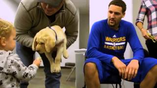 Guide dog named after Klay Thompson [upl. by Garbe]