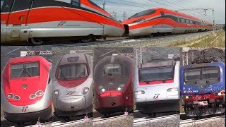 Treni Alta VelocitÃ in corsa 62017 AV RomaFirenze Frecciarossa1000 doppio Frecciarossa italo [upl. by Cherry]