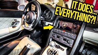 My Cheap Lamborghini Gets A Crazy Cheap Radio And Its AWESOME [upl. by Bellew]