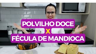 Qual é a diferença entre o polvilho doce e a fécula de mandioca [upl. by Garnett658]