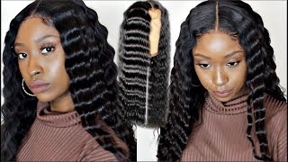 How To Crimp Hair on Weave under 10 minutes EASY TUTORIAL Glueless Lace Wig Install Ft Tinashe Hair [upl. by Engamrahc220]