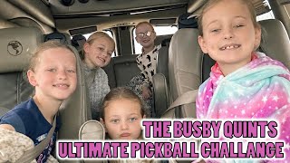 OutDaughtered  Adam Busby Taking The Quints To Fun PICKLEBALL Battle Parking Lot CHAOS [upl. by Alimaj]