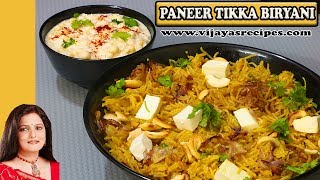 PANEER TIKKA BIRYANI  RESTAURANT STYLE II पनीर टिक्का बिरयानी II Vijayasrecipes II [upl. by Eissalc876]