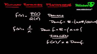 FUNCION RACIONAL FRACCIONARIA [upl. by Ambros]