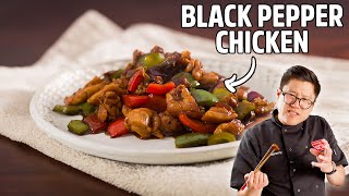 Super Easy Black Pepper Chicken StirFry Recipe [upl. by September610]