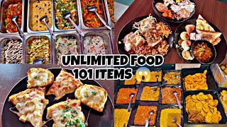 Unlimited food in Just Rs 350  101 unlimited food items  Octant Pizza  Unlimited pizza in pune [upl. by Bach]