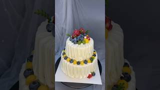 Full making tier fruit cake tutorial cakeshorts cakedecorating [upl. by Onder946]