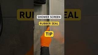 Shower screen install easy way to fit the rubber seal [upl. by Smada]