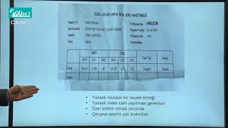 Sağlık Meslek Yüksek Okulu Uzaktan Eğitim Dersleri  Optisyenlik IV Reçete Uygulamaları [upl. by Aerdno]