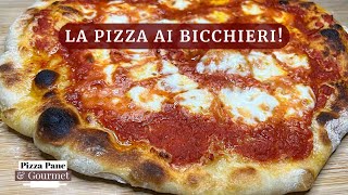 PIZZA VELOCE PER 2 CON BICCHIERI senza bilancia [upl. by Gerek]