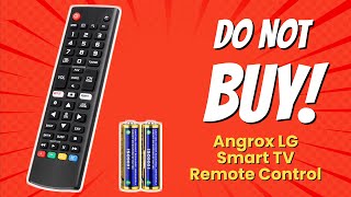 DONT BUY Angrox LG Smart TV Remote Control BEFORE WATCHING THIS VIDEO 🚫🛒 [upl. by Royd]