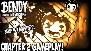 BENDY AND THE INK MACHINE CHAPTER 2 THE OLD SONG GAMEPLAY  BENDY IS A MONSTER [upl. by Salokin]