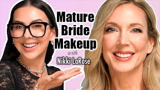 Celebrity Makeup Artist Nikki LaRose Does My Wedding Makeup [upl. by Ynaffets354]