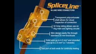 SpliceLine™ InLine Wire Connector Demo [upl. by Aryamo]