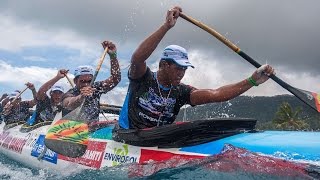 John Puakea Teaches the Tahitian Canoe Paddling Technique [upl. by Gypsy]