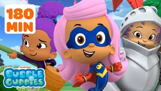 180 MINUTES of Playing Pretend 🎭  Bubble Guppies  Nick Jr [upl. by Irama531]