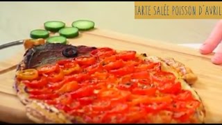 Tarte salée poisson  Recettes [upl. by Aldis]