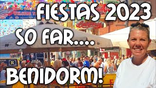 Benidorm  Fiesta Highlights so far [upl. by Aneahs]