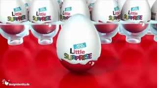 3D Animation Kinder Überraschung  SurpriseEgg  designidentity [upl. by Lugar]