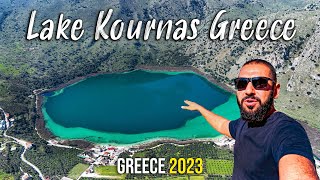 Lake Kournas Crete must visit place in Kreta Greece 2023 [upl. by Liggitt889]