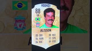 Alisson Becker fifa future icon cardat the end fifa football footballshorts [upl. by Island639]