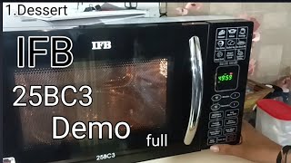 IFB micro oven 25BC3 demo video [upl. by Plusch662]