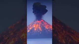 krakatoa volcano eruptions  filmed out a witnesses window [upl. by Allisan]