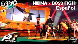 Niijima Boss Fight  Persona 5 Royal ESPAÑOL [upl. by Neleb]