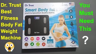 Dr Trust USA Digital Smart Body Fat Scale 509 Budget Weight Machine for android and ios 🔥🔥 [upl. by Merth]