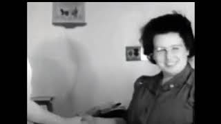 1944 Female LOBOTOMY patient before and after raw footage [upl. by Kartis]