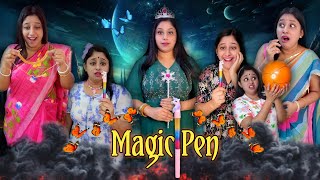 Magic Pen ✨🖊️😱 banglanatok magicpen shortfilm onscreenboumaa [upl. by Hinman]