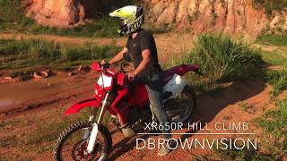 Honda XR650R Dirt Bike Hill Climb [upl. by Paff]